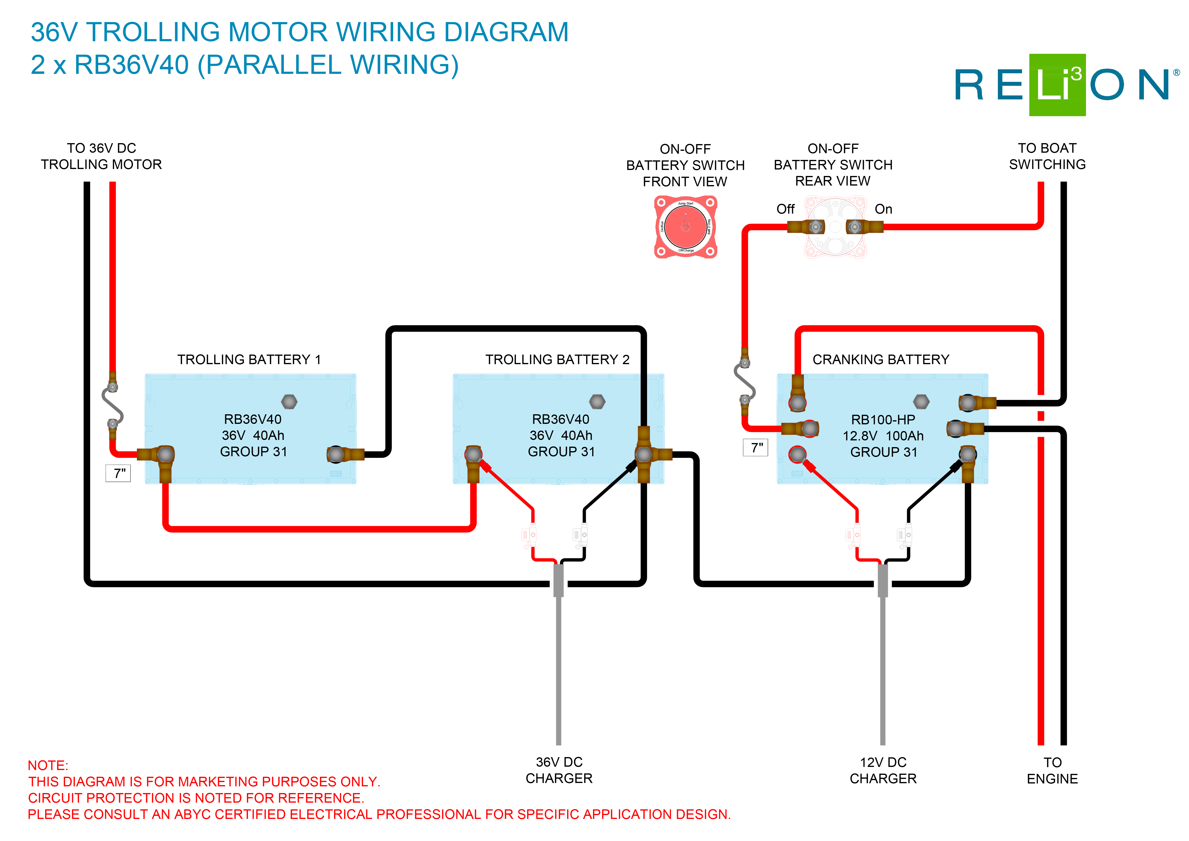 36V Trolling Motor Parallel Wiring Diagram