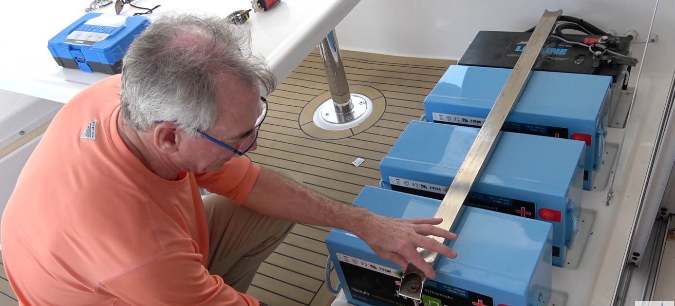Installing RELiON lithium batteries on a sailing catamaran