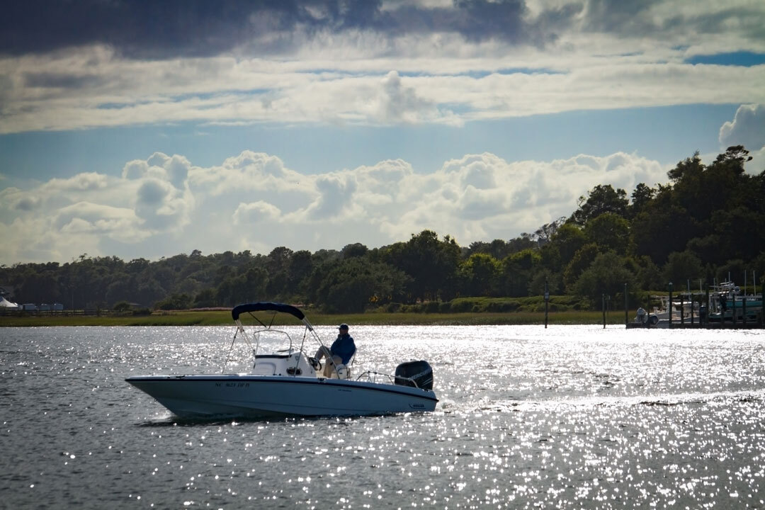 Boston Whaler Center Console Saltwater Fishing Boat