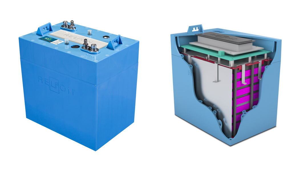 Inside 48V Lithium Golf Cart Battery