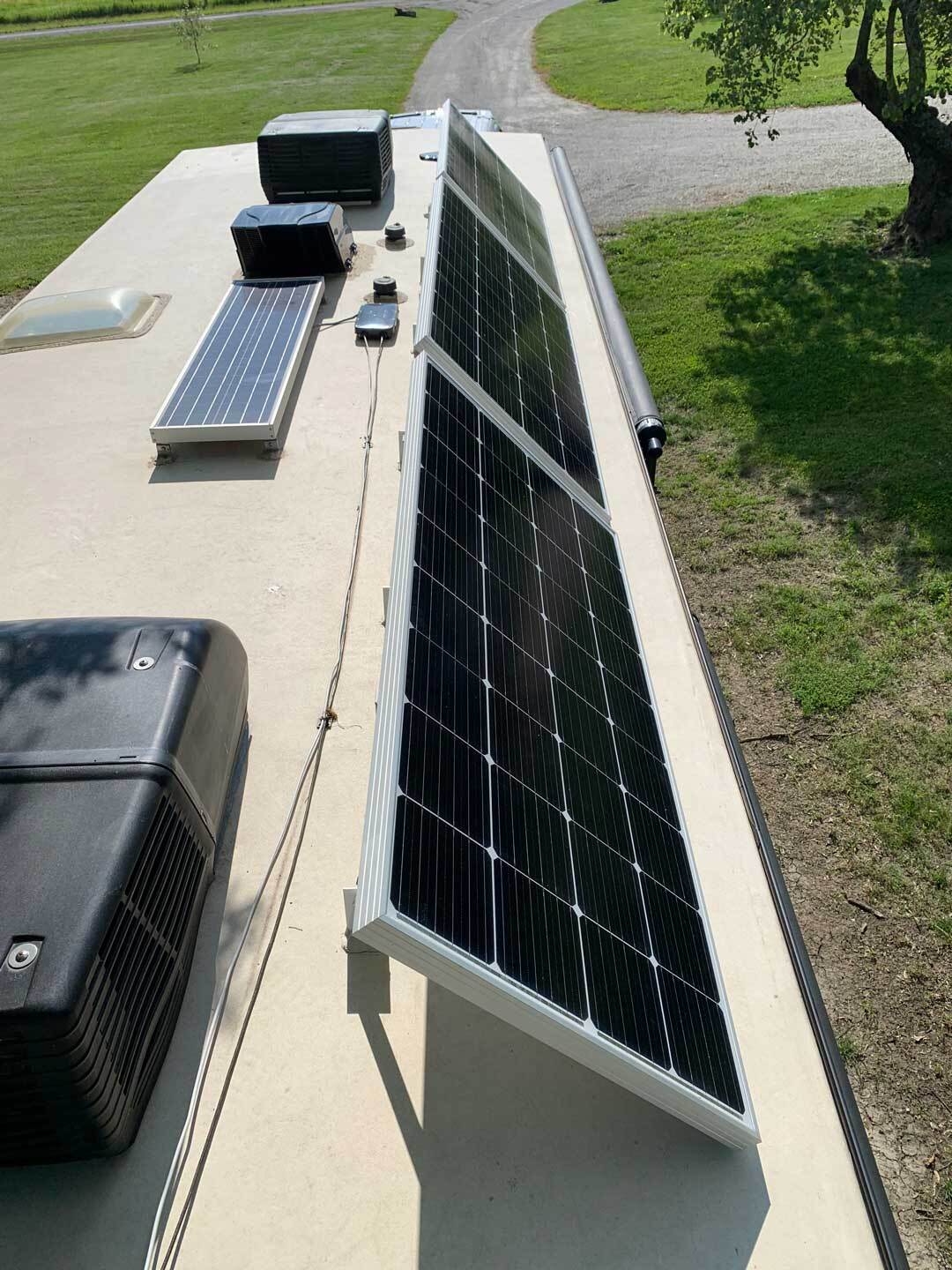 Travel Trailer Solar Panel System