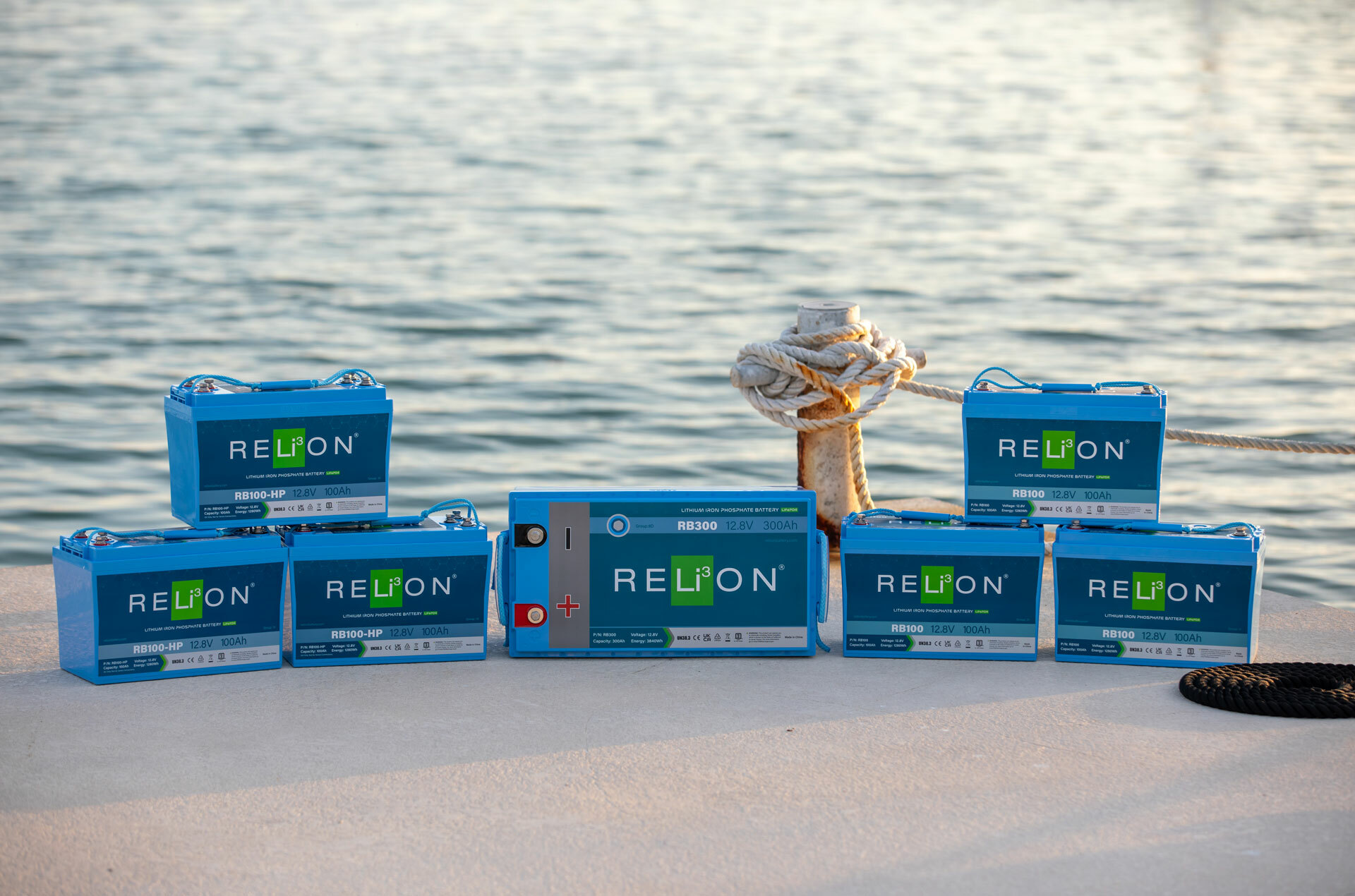 New RELiON LiFePO4 Lithium Marine Batteries