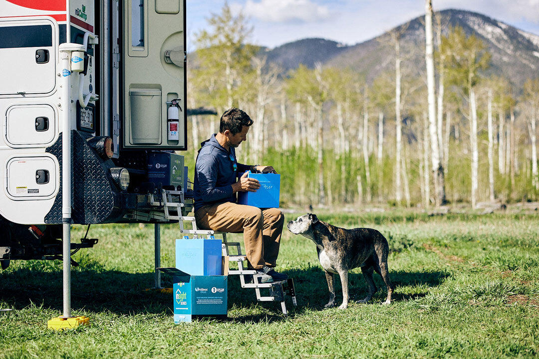 Truck Camper New Lithium Batteries