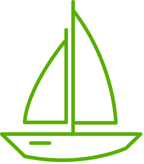 Boat Icon Green