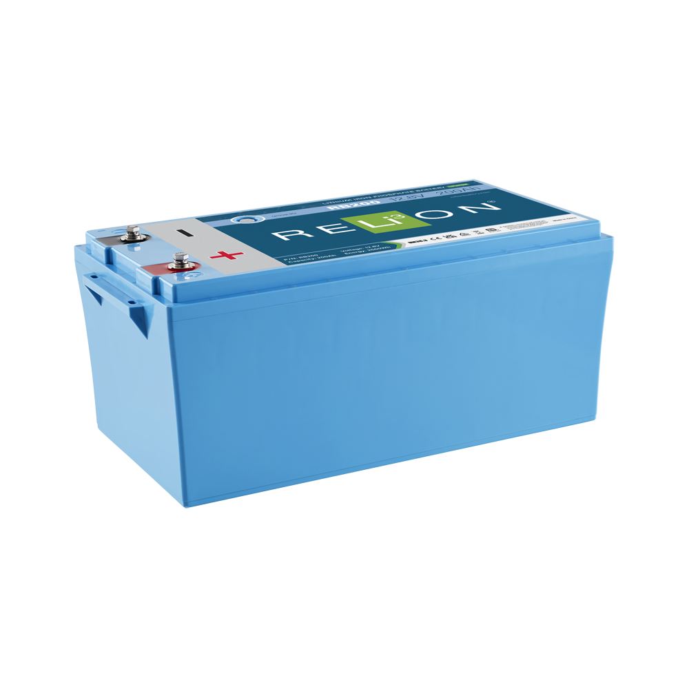 12V 200Ah Lithium Battery for Solar Power, RV, and Marine Applications