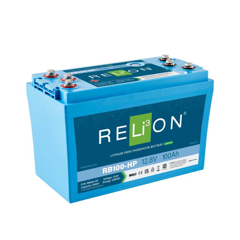 New RB100-HP Dual Purpose 6 Terminal Lithium Battery