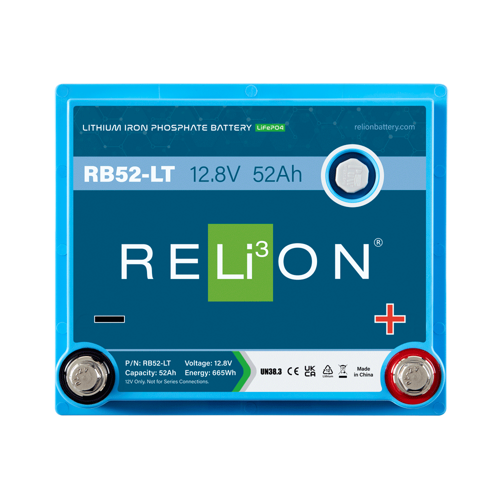 RELiON RB100-LT 12V 100Ah Self-Heating LIFEPO4 Lithium Battery