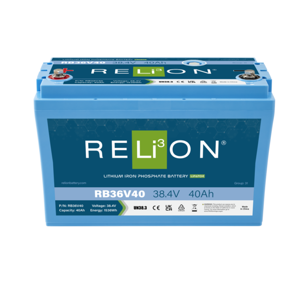 RELiON® Launches A New 36V Lithium Battery For Commercial Floor Machines